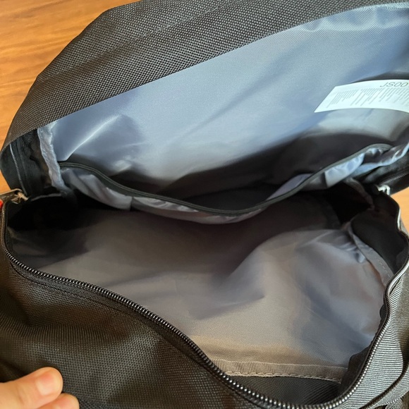 NWT JanSport Black Backpack with lightening Accents - Picture 5 of 6